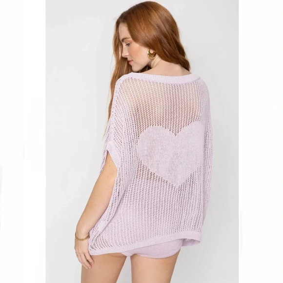 Callahan Tops - NWT Callahan Coeur Set Matching Knit Top and Briefs in Lilac Sz Medium